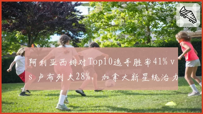 阿利亚西姆对Top10选手胜率41% vs 卢布列夫28%,加拿大新星统治力提升