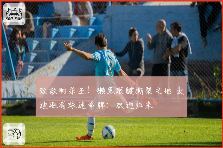 致敬耐杀王！獭兔跟腱撕裂之地 麦迪逊有球迷举牌：欢迎归来